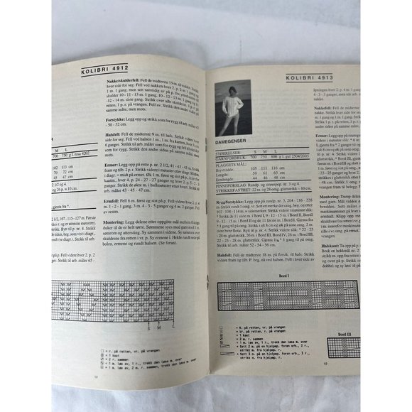 Dale Of Norway Designs Knitting Pattern Book Women Sweater NR 49 DaleGarn Adult - Picture 13 of 16